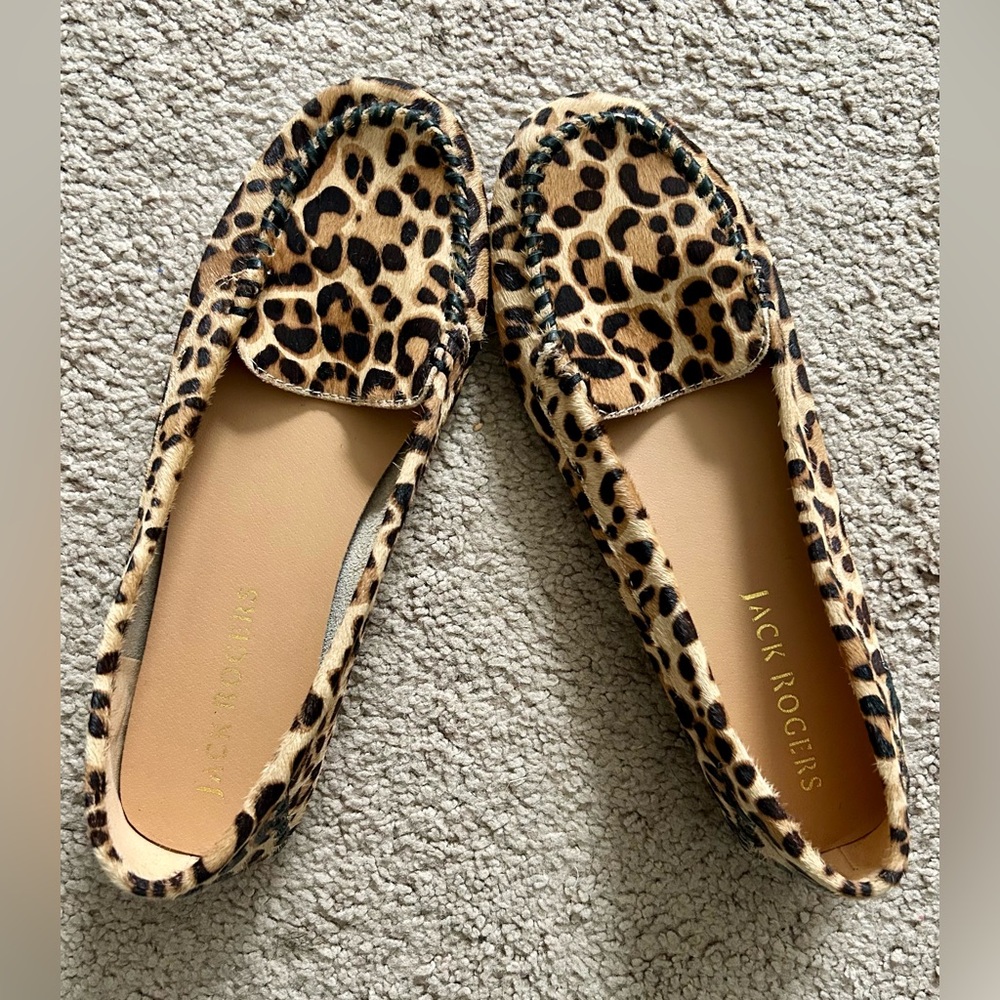 Jack Rogers Animal Print Women's Flats